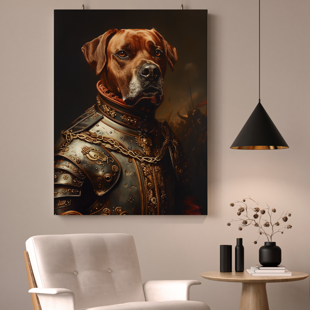 Portrait Chevalier de votre Animal