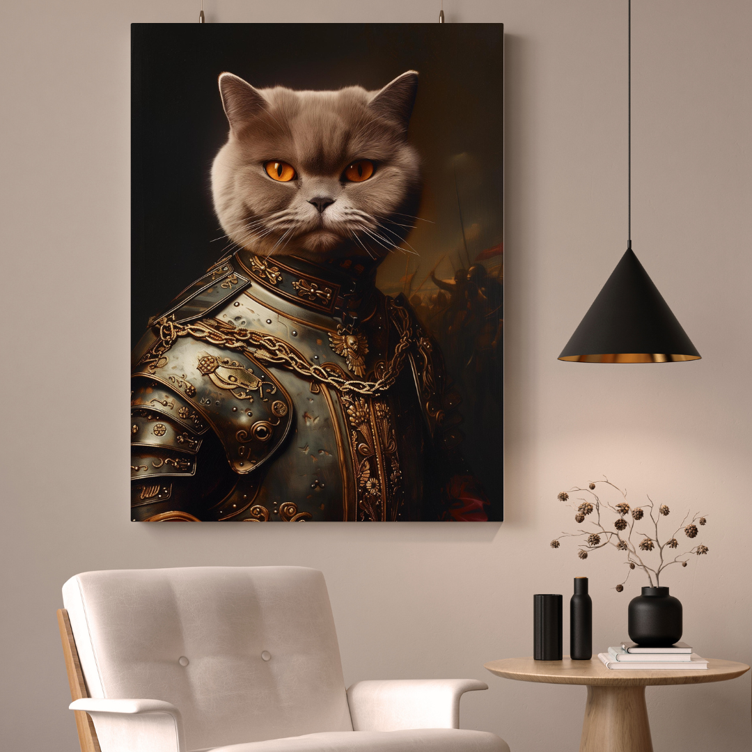 Portrait Chevalier de votre Animal