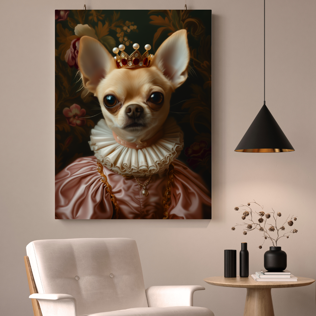 Portrait Reine de votre Animal