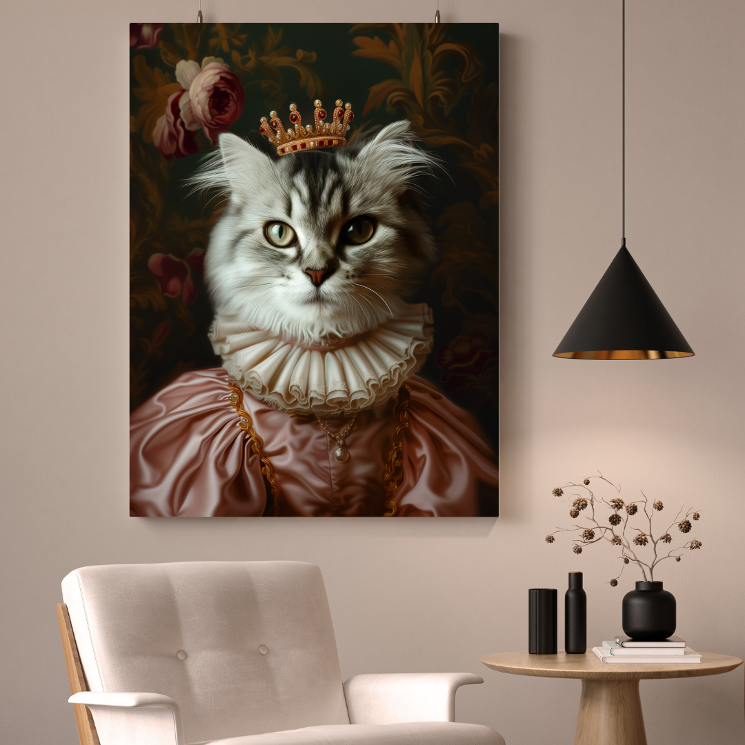 Portrait Reine de votre Animal