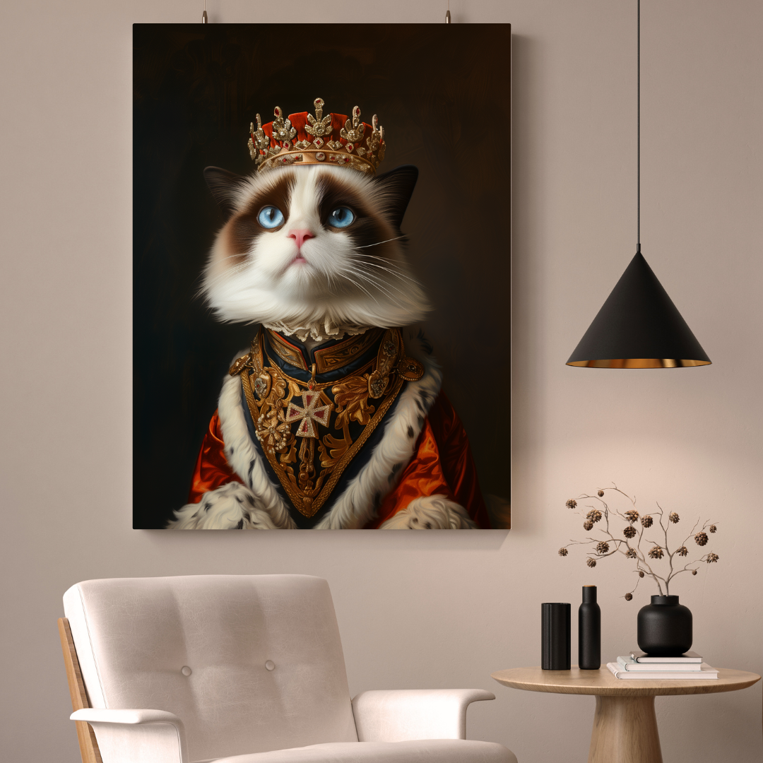 Portrait Roi de votre Animal