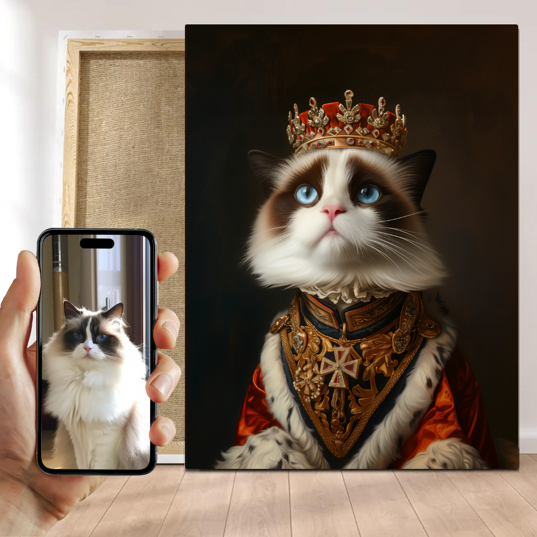 Portrait Roi de votre Animal
