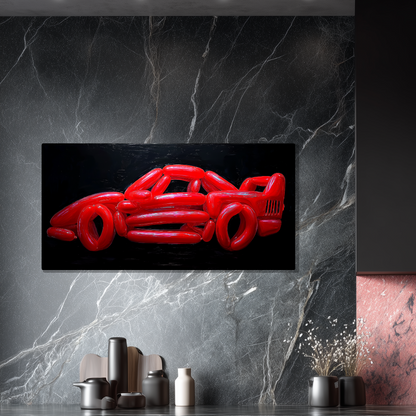 Tableau Ferrari F40 Rouge