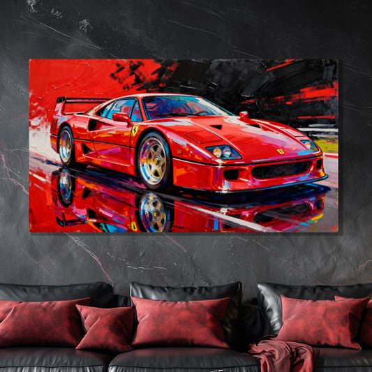 Tableau Voiture Ferrari F40