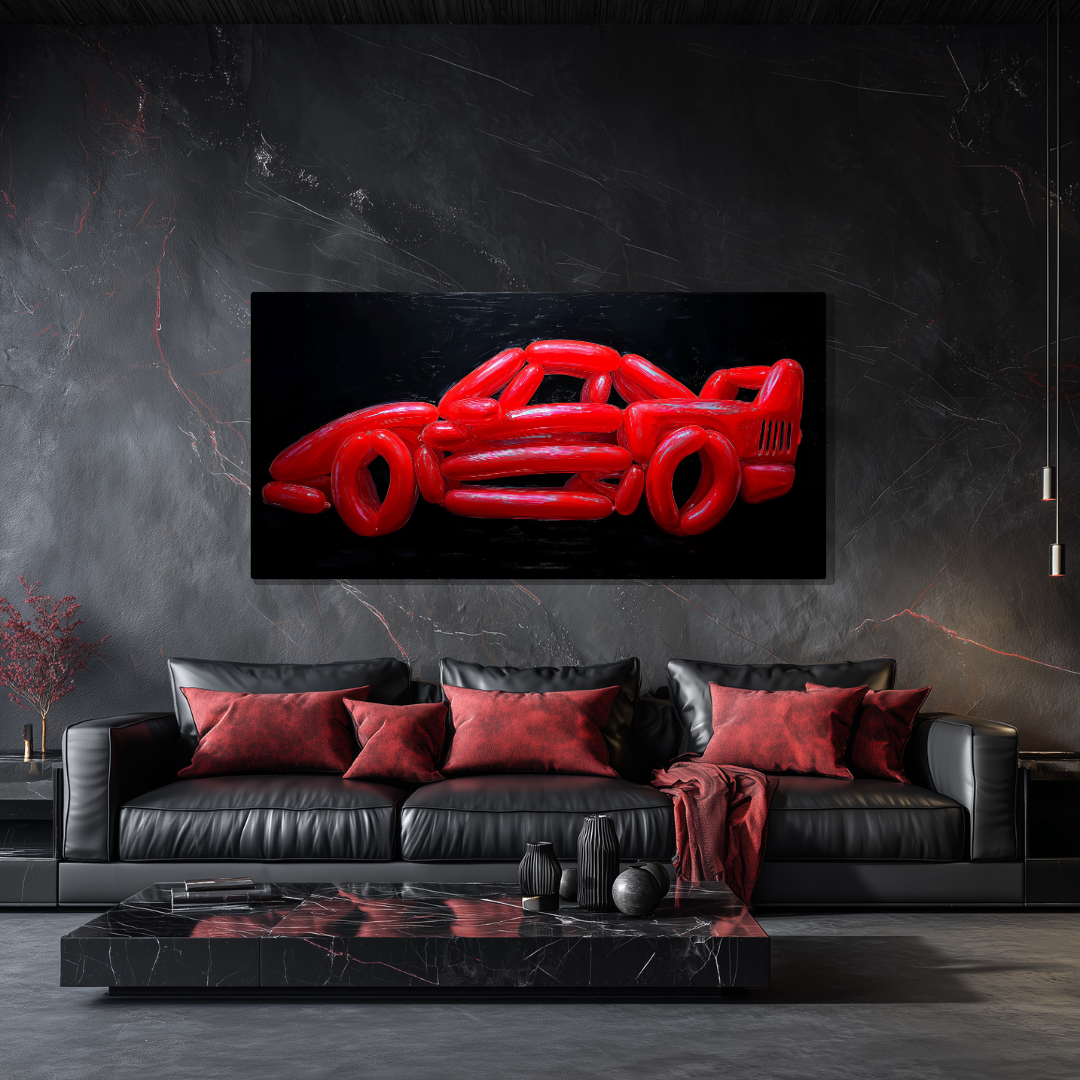 Tableau Ferrari F40 Rouge