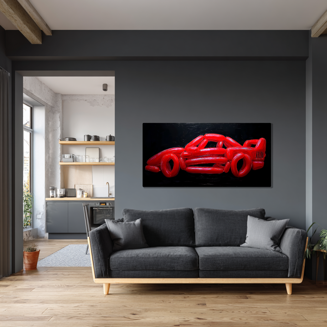 Tableau Ferrari F40 Rouge