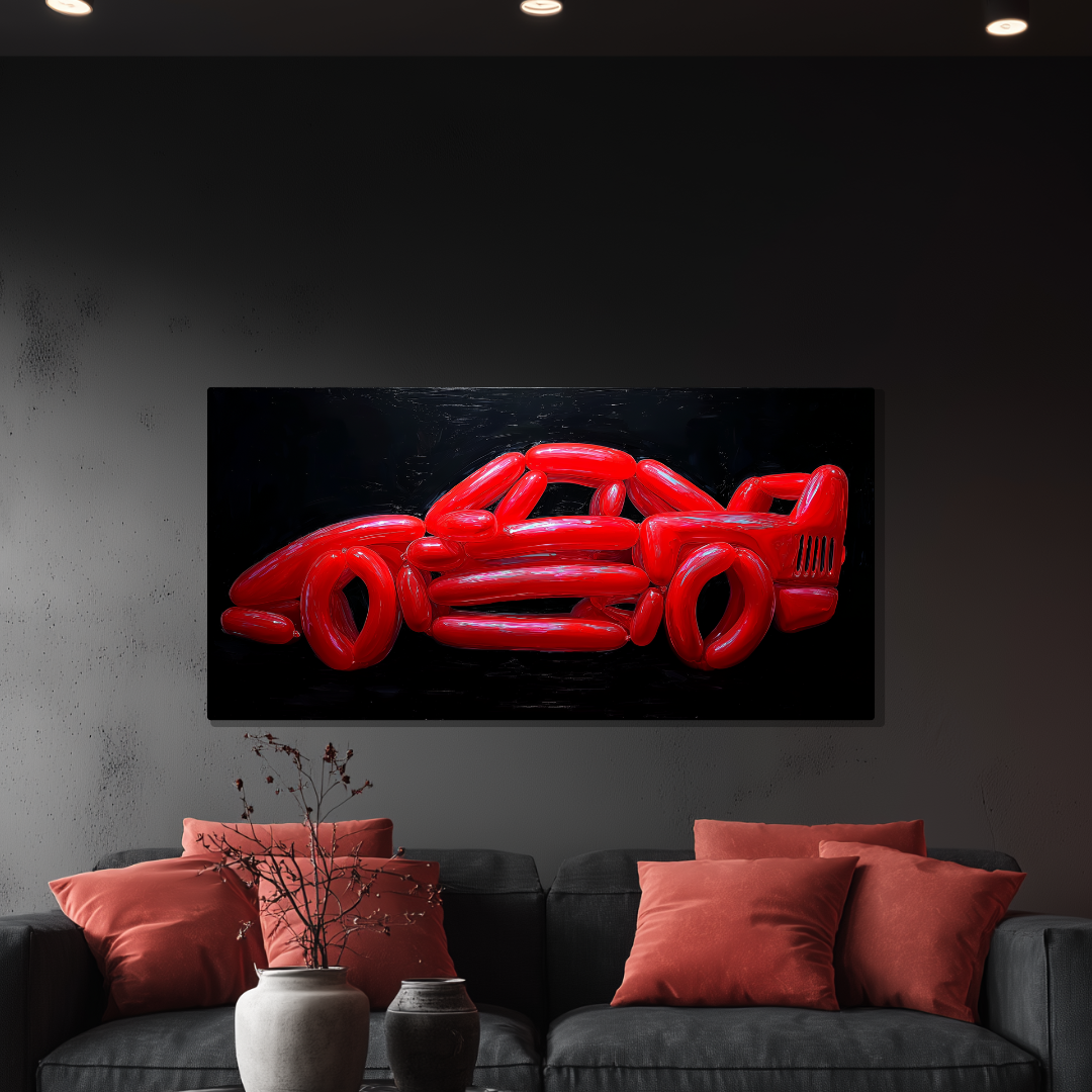 Tableau Ferrari F40 Rouge