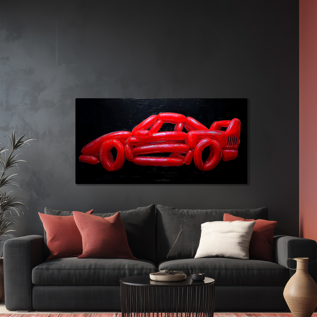 Tableau Ferrari F40 Rouge