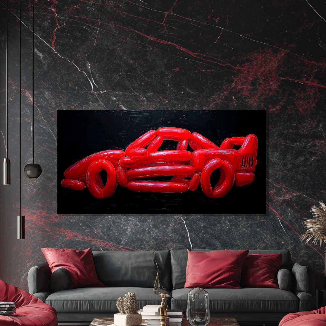 Tableau Ferrari F40 Rouge