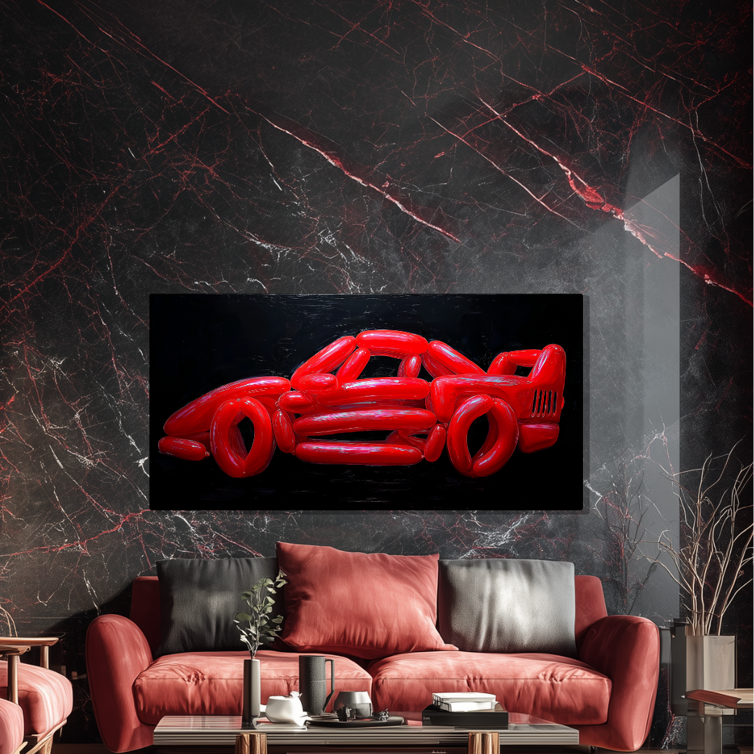 Tableau Ferrari F40 Rouge