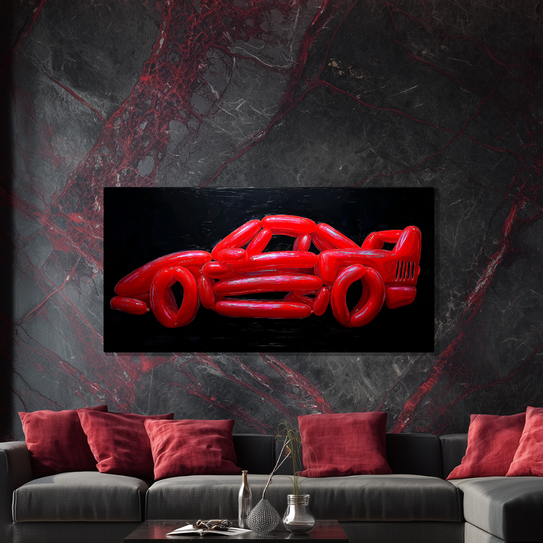 Tableau Ferrari F40 Rouge